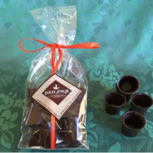 PETITS VERRES de chocolat noir 100 gr